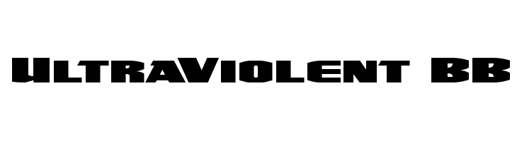 UltraViolent BB Font