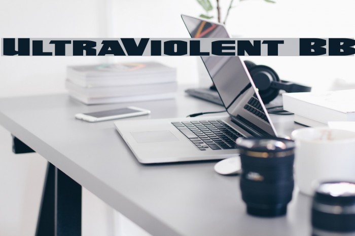 UltraViolent BB Font examples