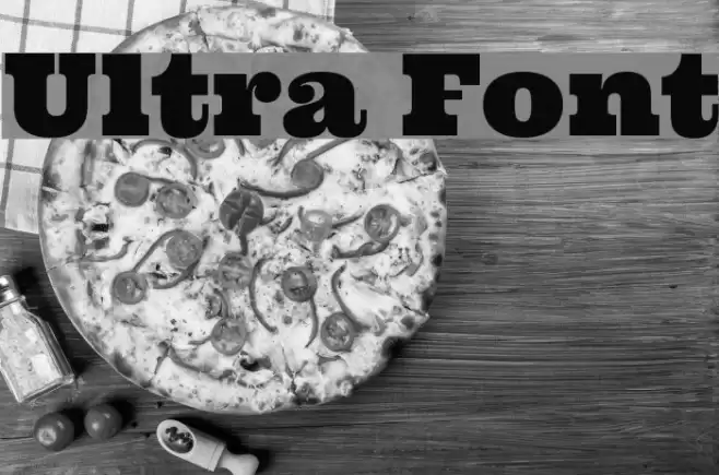Ultra Font examples