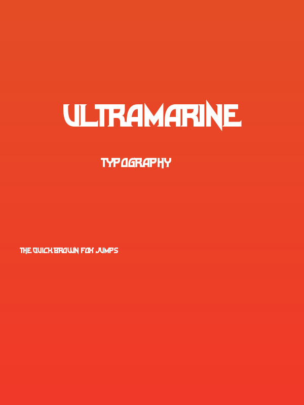 Ultramarine Poster