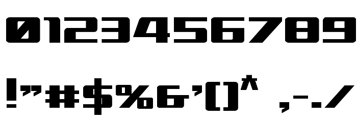 Ultramarines Bold Font OTHER CHARS