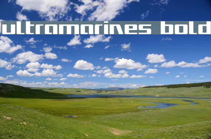 Ultramarines Bold Font examples