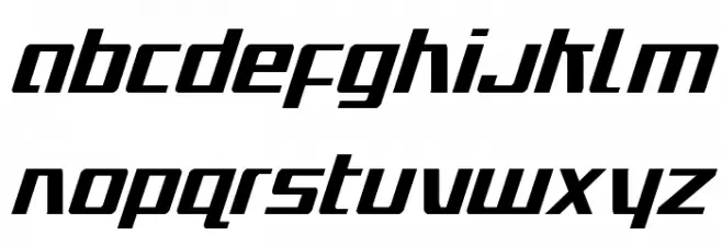 Ultramarines Condensed Italic Schriftart Kleinbuchstaben