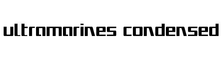 Ultramarines Condensed  フリーフォントのダウンロード