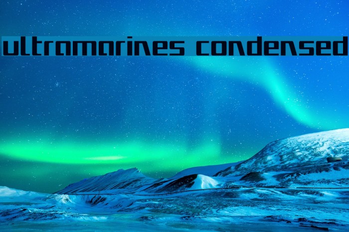 Ultramarines Condensed Example 1