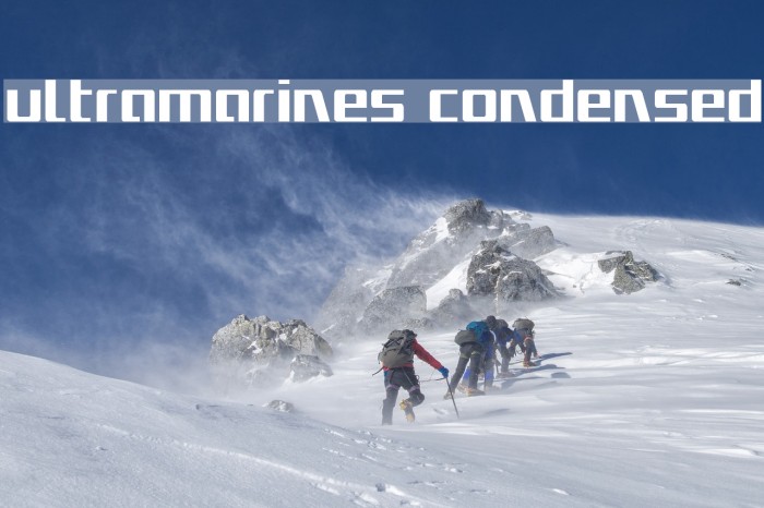 Ultramarines Condensed Example 2