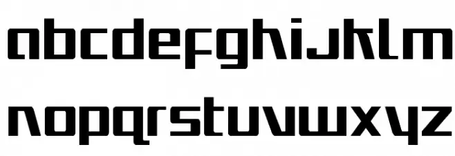 Ultramarines Condensed Schriftart Kleinbuchstaben