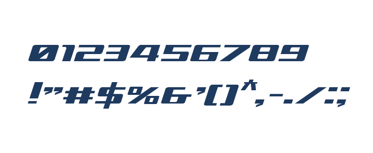 Ultramarines Expanded Italic Other Characters