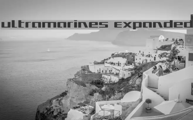 Ultramarines Expanded Font examples