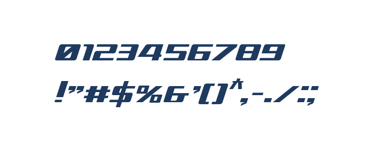 Ultramarines Italic Other Characters