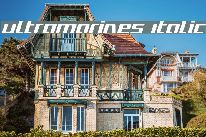 Ultramarines Italic Example 1