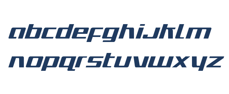 Ultramarines Italic Lowercase