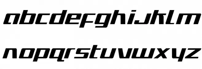 Ultramarines Italic Font LOWERCASE