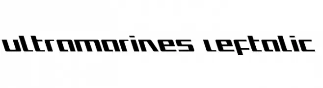 Ultramarines Leftalic  Frei Schriftart Herunterladen