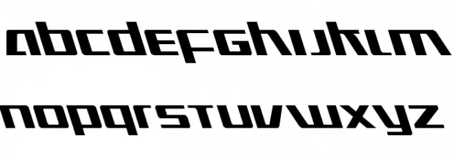 Ultramarines Leftalic Schriftart Groß