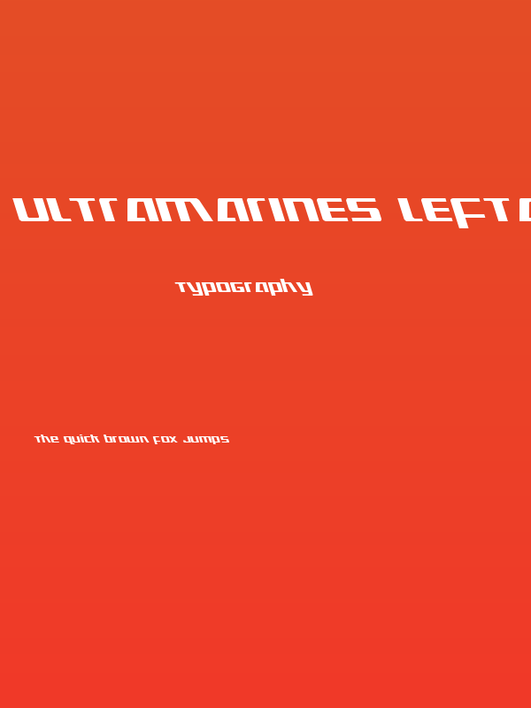 Ultramarines Leftalic Poster