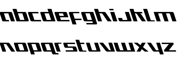 Ultramarines Leftalic Font LOWERCASE