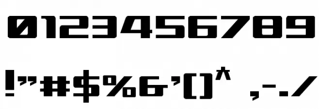 Ultramarines Regular Font OTHER CHARS
