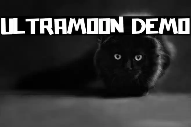 Ultramoon Demo Caratteri examples