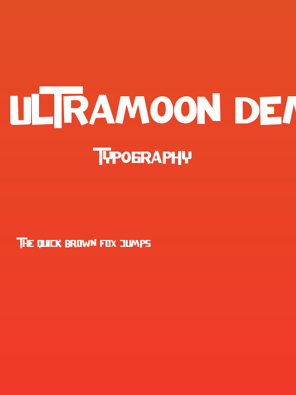 Ultramoon Demo Poster