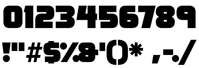 Ultraquick Font OTHER CHARS