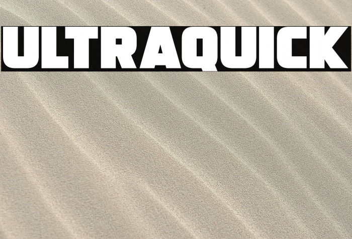 Ultraquick Example 1