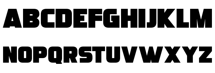 Ultraquick Font LOWERCASE