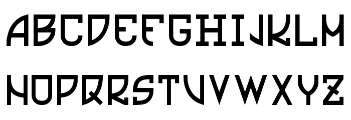 Ultras Liberi Font LOWERCASE