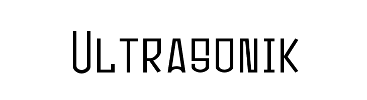 Ultrasonik  Fuentes Gratis Descargar