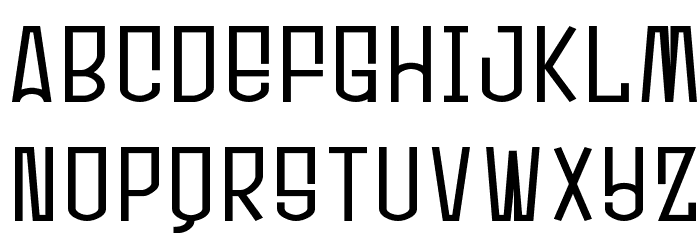 Ultrasonik Font LOWERCASE