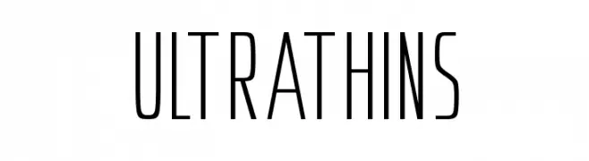 Ultrathins  Fuentes Gratis Descargar