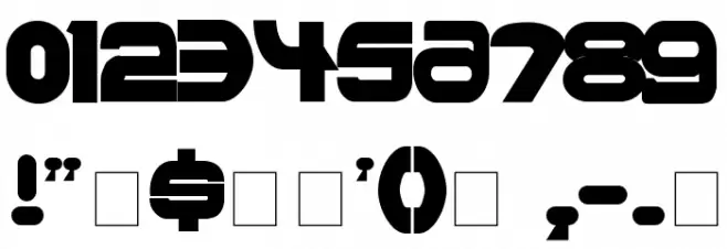 Ultraworld black Font OTHER CHARS