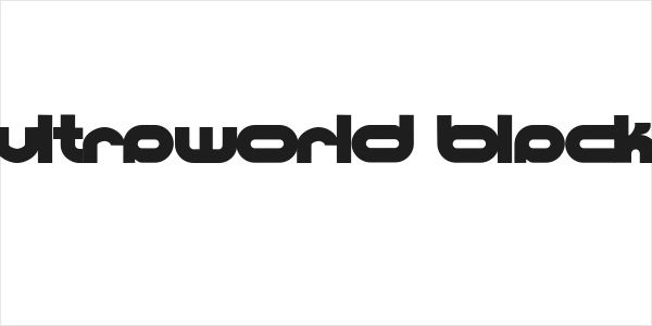 Ultraworld black Logo
