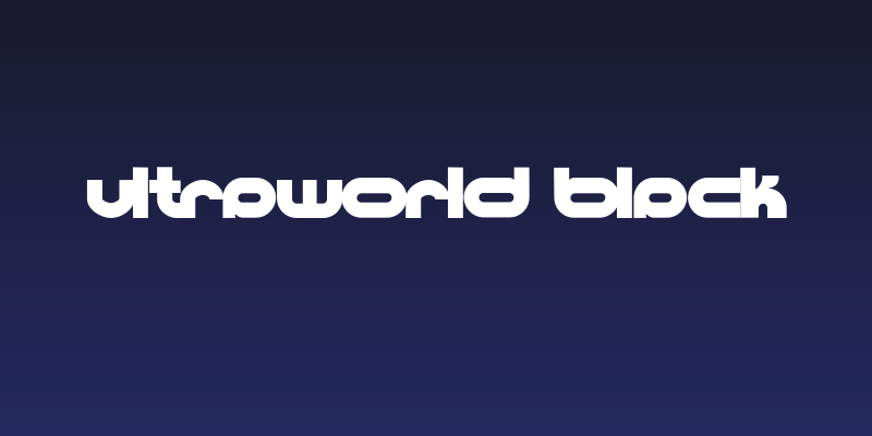 Ultraworld black Social Header