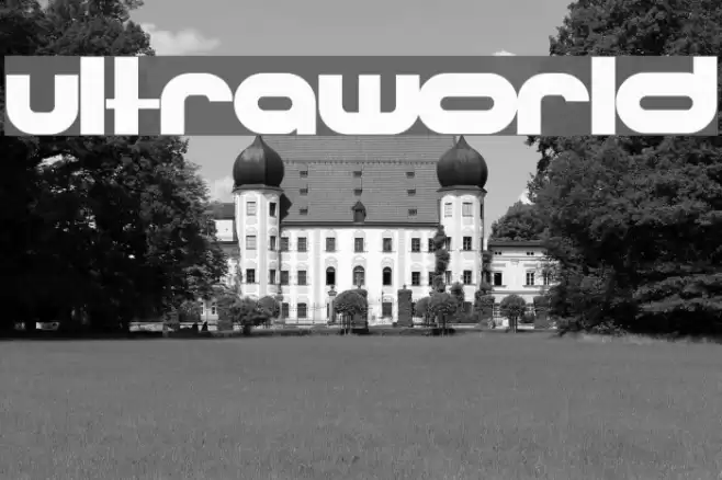 Ultraworld 字体 examples
