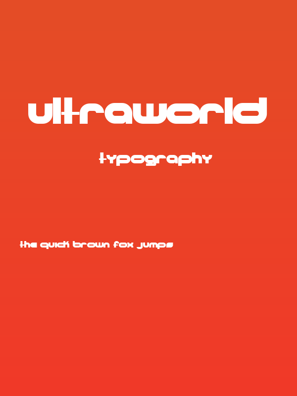 Ultraworld Poster