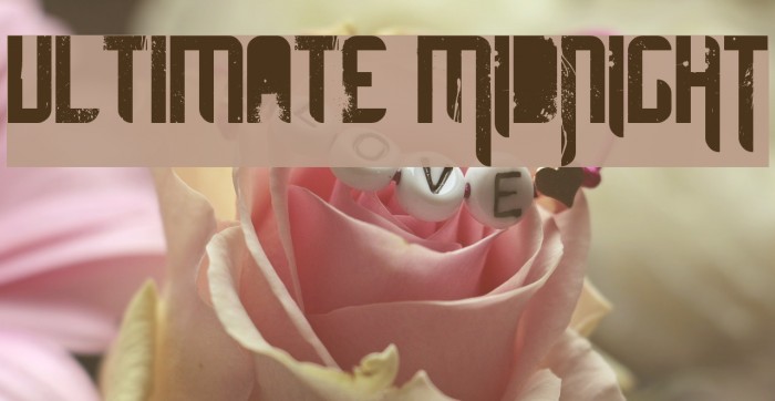 ultimate MIDNIGHT फ़ॉन्ट examples