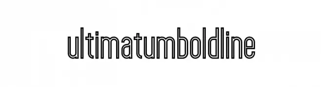 ultimatumboldline  Frei Schriftart Herunterladen