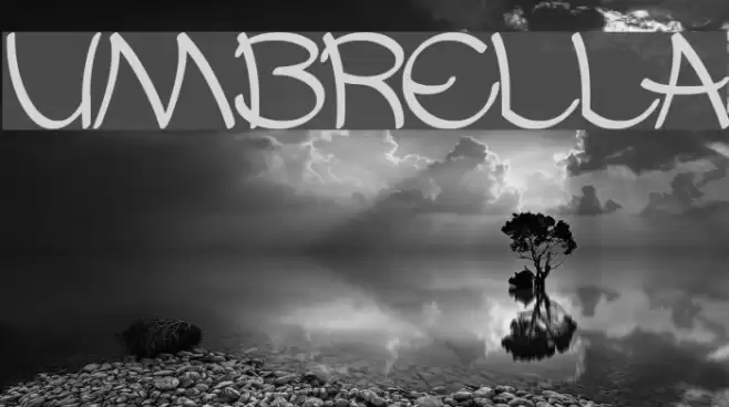 UMBRELLA フォント examples