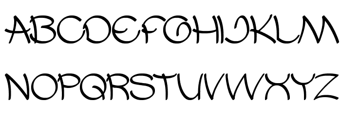 UMBRELLA Font LOWERCASE