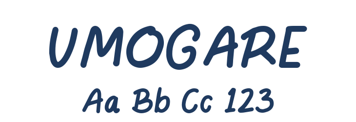 UMOGARE Font Preview