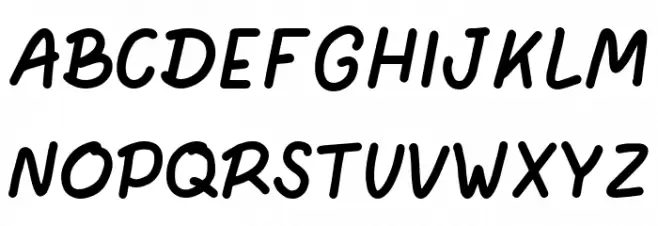 UMOGARE خط أحرف كبيرة