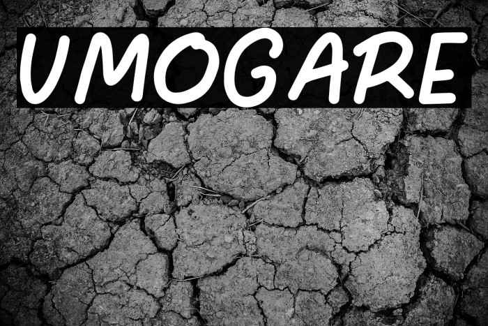 UMOGARE خط examples