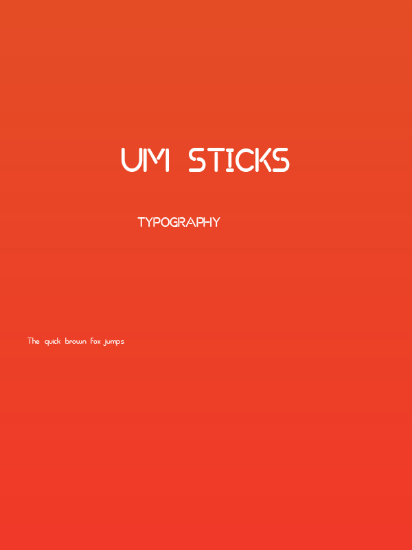 Um Sticks Poster