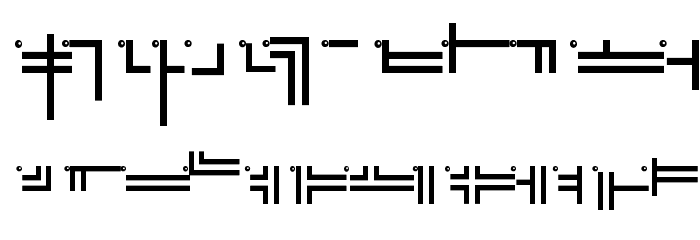 UmDieEckePlus Font LOWERCASE
