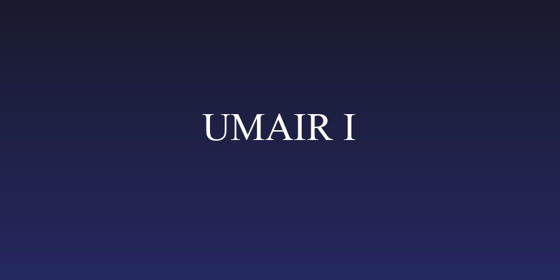 Umair I Social Header