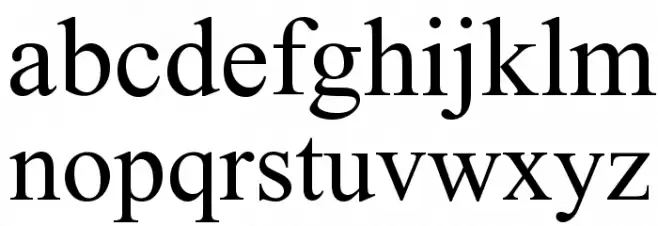 Umair I Caratteri MINUSCOLO