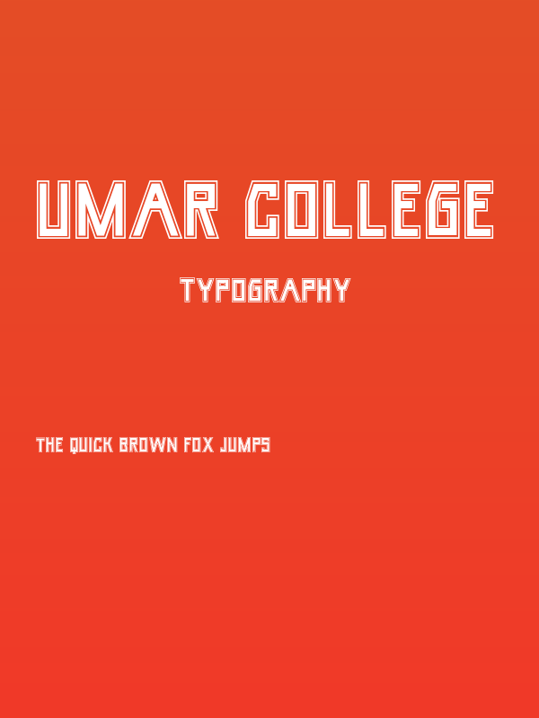 Umar College Poster