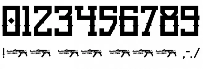 Umar Rage Font OTHER CHARS