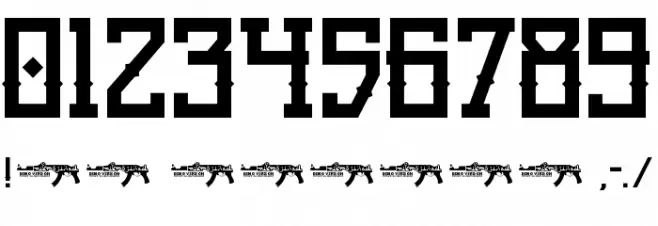 Umar Rage Font OTHER CHARS